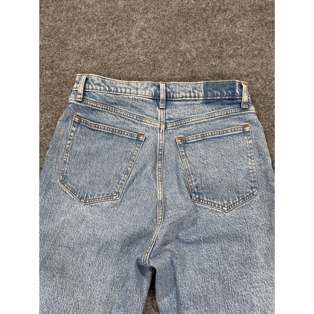 Abercrombie & Fitch Jeans Womens 12 Light Wash Blue 90s Straight Ultra High Rise - Picture 8 of 8